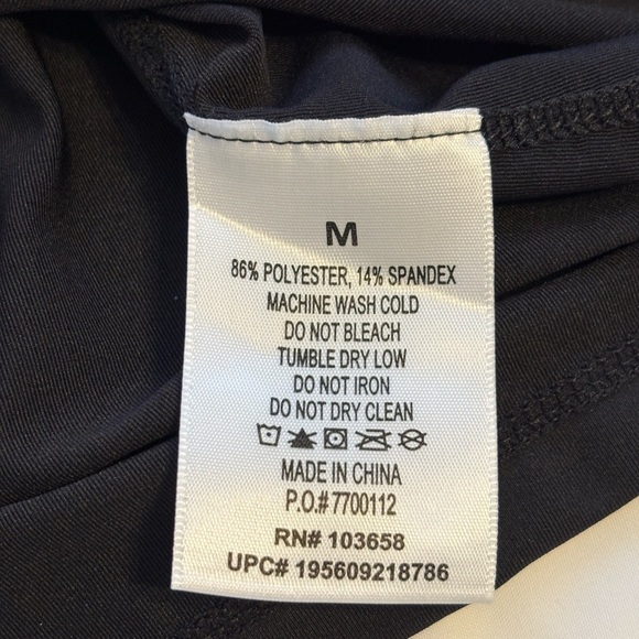 Hurley Black and Pink Tropical Long Sleeve Top - Picture 3 of 8